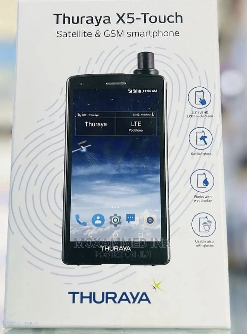 New Thuraya XT 8 GB Black