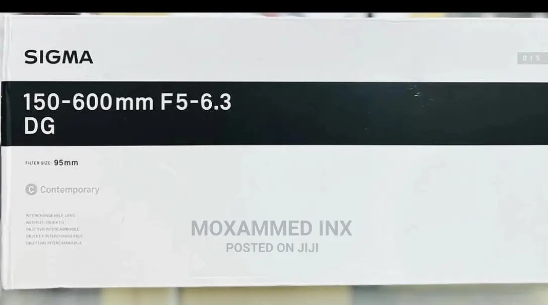 Sigma Lens 150-600mm F5-6.3 DG