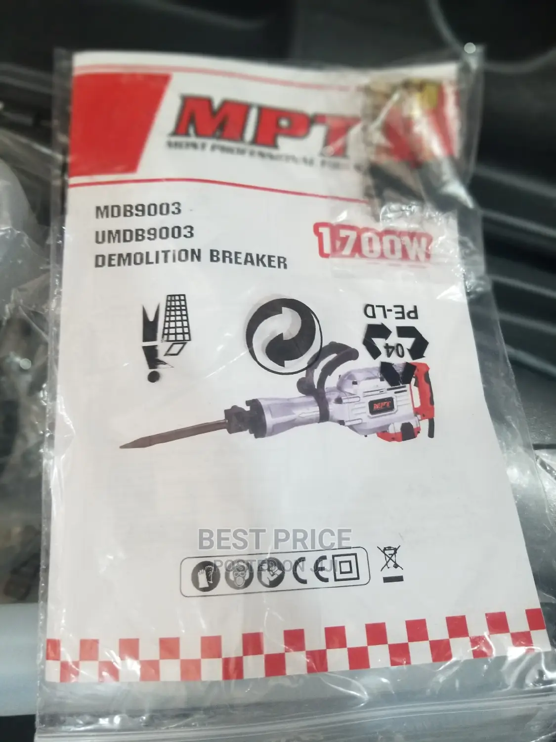 MPT Demolition Breaker Jack Hammer