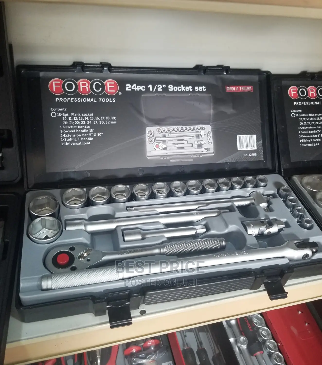 Force 24 PCS 1/2 Socket Set
