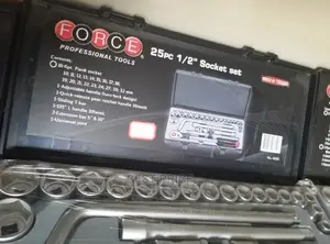 Force 25 PCS 1/2 Socket Set