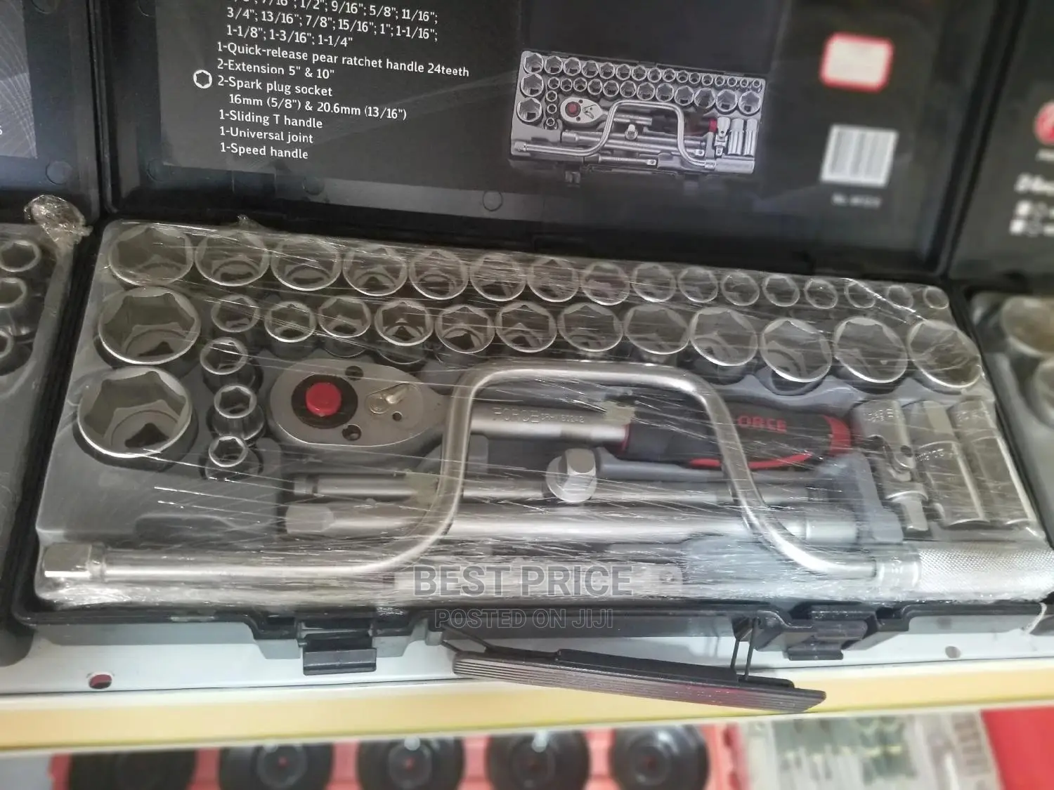 Force 41 PCS 1/2 Socket Set