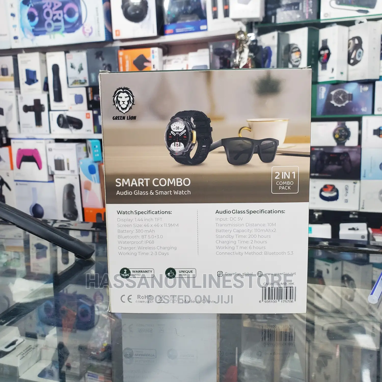 Green Lion Smart Combo Audio Glass Smart Watch