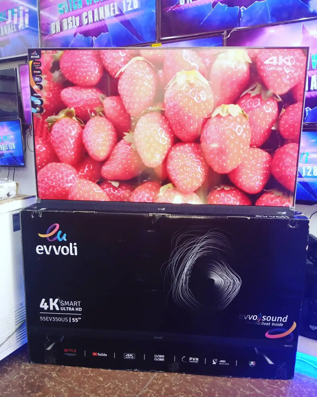 Evvoli Smart Uhd 4K TV 55 Inch