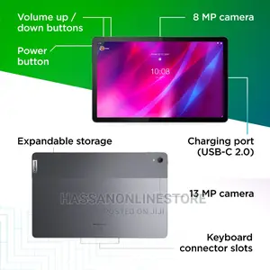 New Lenovo Tab P11 Plus 128 GB Black