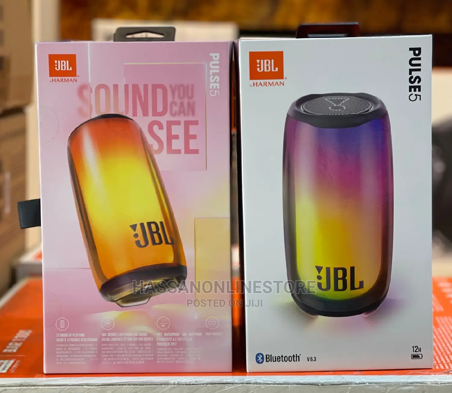 JBL Pulse 5 Wireless Bluetooth Speaker With Party Light