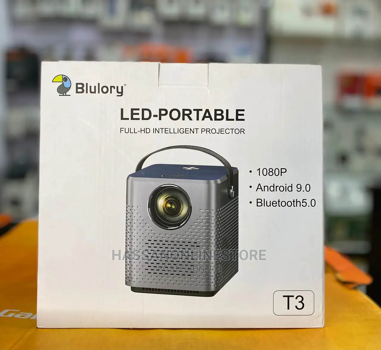 Blulory T3 Movie 3D Projector Full HD