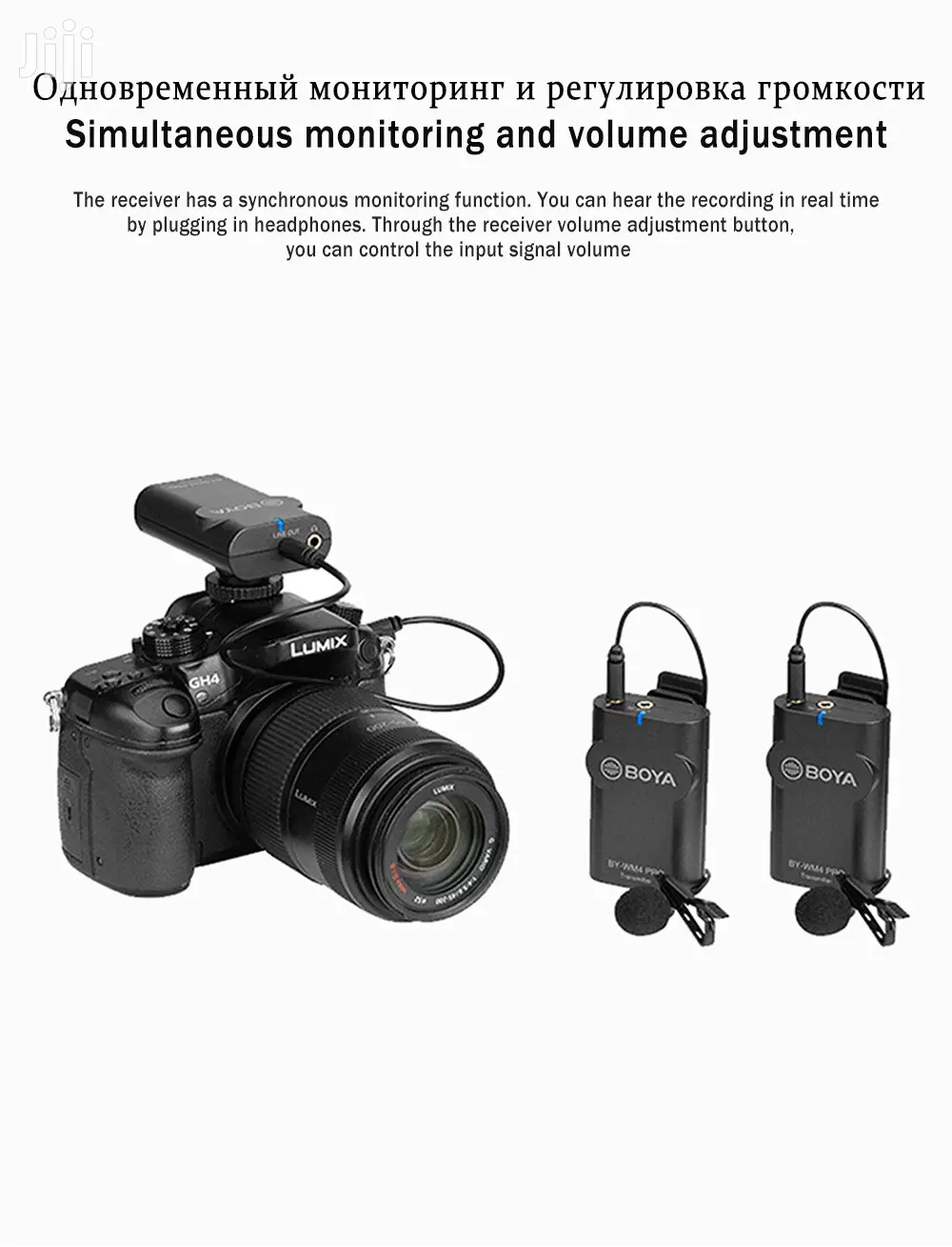 BOYA BY-WM4 Pro K2 Dual Channel 2.4G Wireless Lavalier Mic