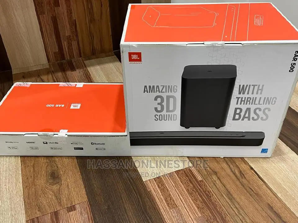 JBL Bar 500 590w 5.1-Channel Dolby Atmos Soundbar System