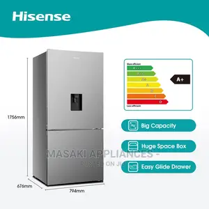 Hisense 80cm H610bs-Wd Fridge Freezer 463 Liter Refrigerator