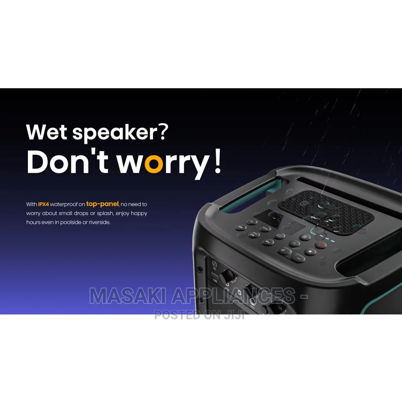 Hisense Party Speaker Portable Bluetooth Subwoofer 300W 2.0