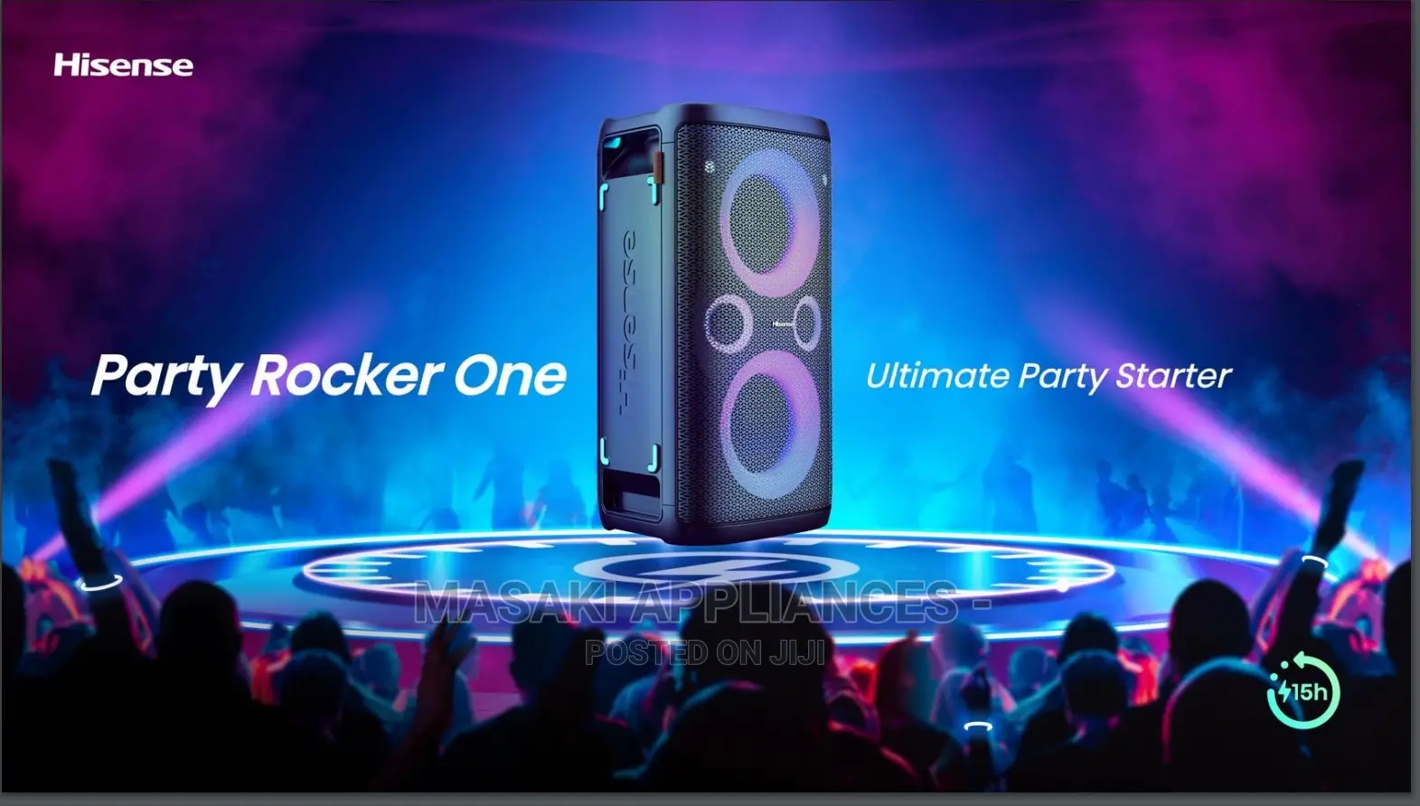 Hisense Party Speaker Portable Bluetooth Subwoofer 300W 2.0