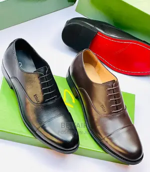 Original CHRISTIAN Dio Men's Leather Shoes |Viatu Vya Kiume