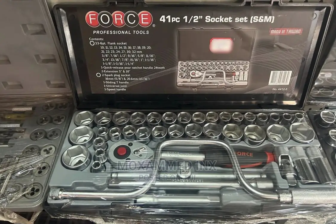 41pc 1/2” Socket Set (S M)