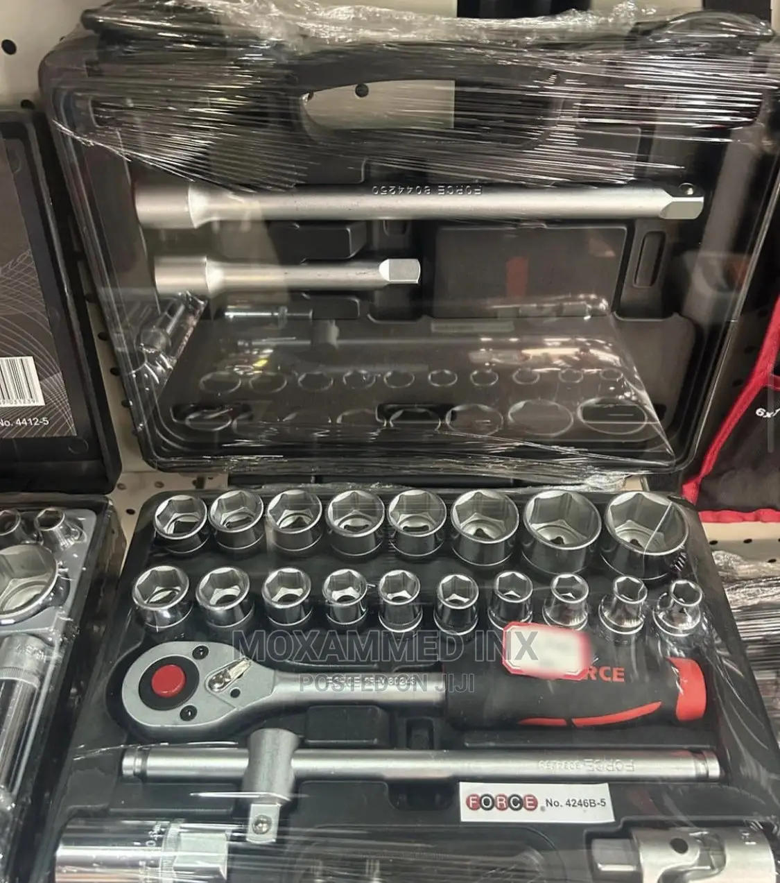 FORCE – 4246b-5 1/2′′ 6pt Flank Socket Set 24pc
