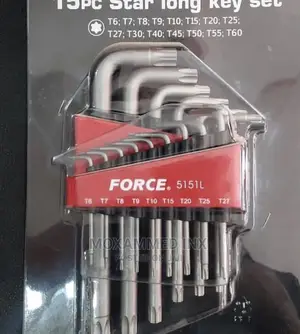 15pcs Star Long Key Set