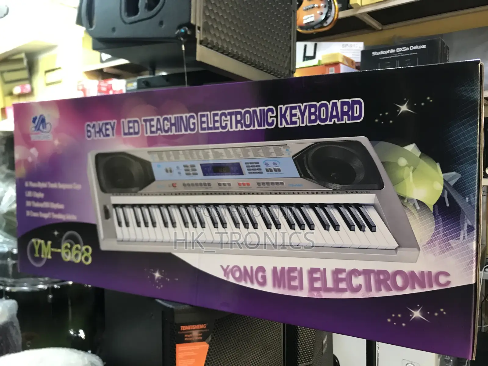 Yongmei 61key LED Teaching Electronic Keyboard