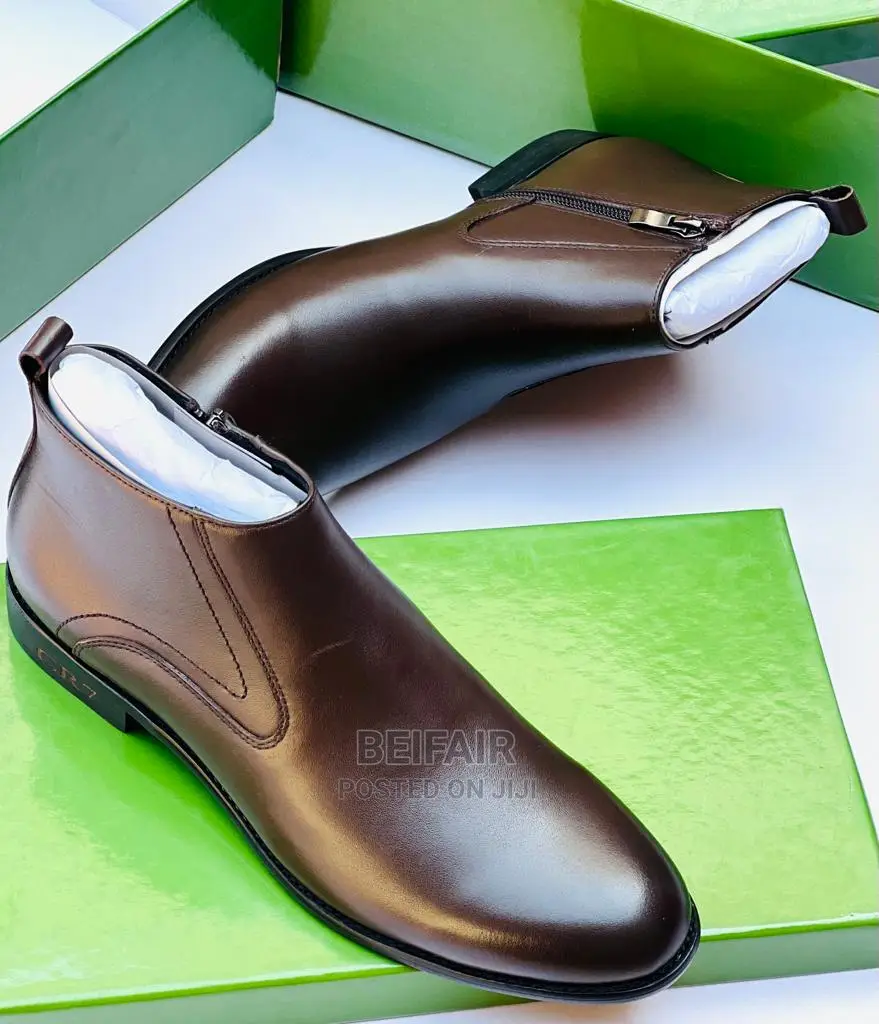 Original Men's Leather Shoes | Viatu Vya Kiume