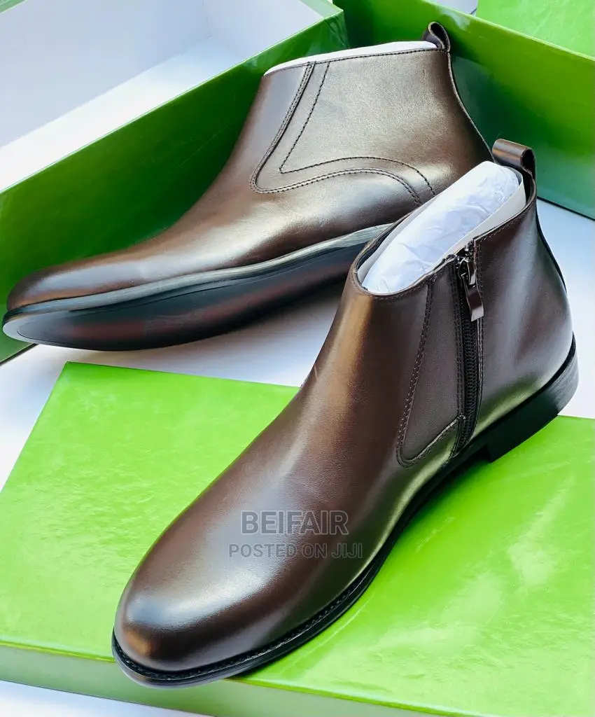 Original Men's Leather Shoes | Viatu Vya Kiume
