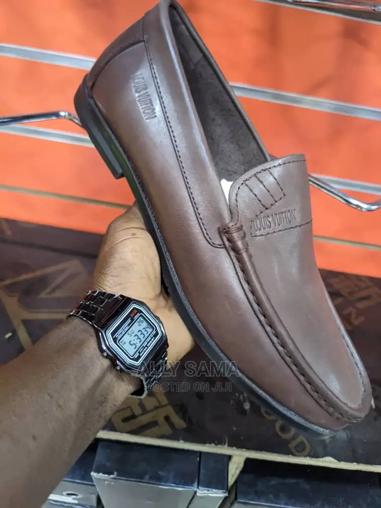 Louis Vuitton Loafers Coffee