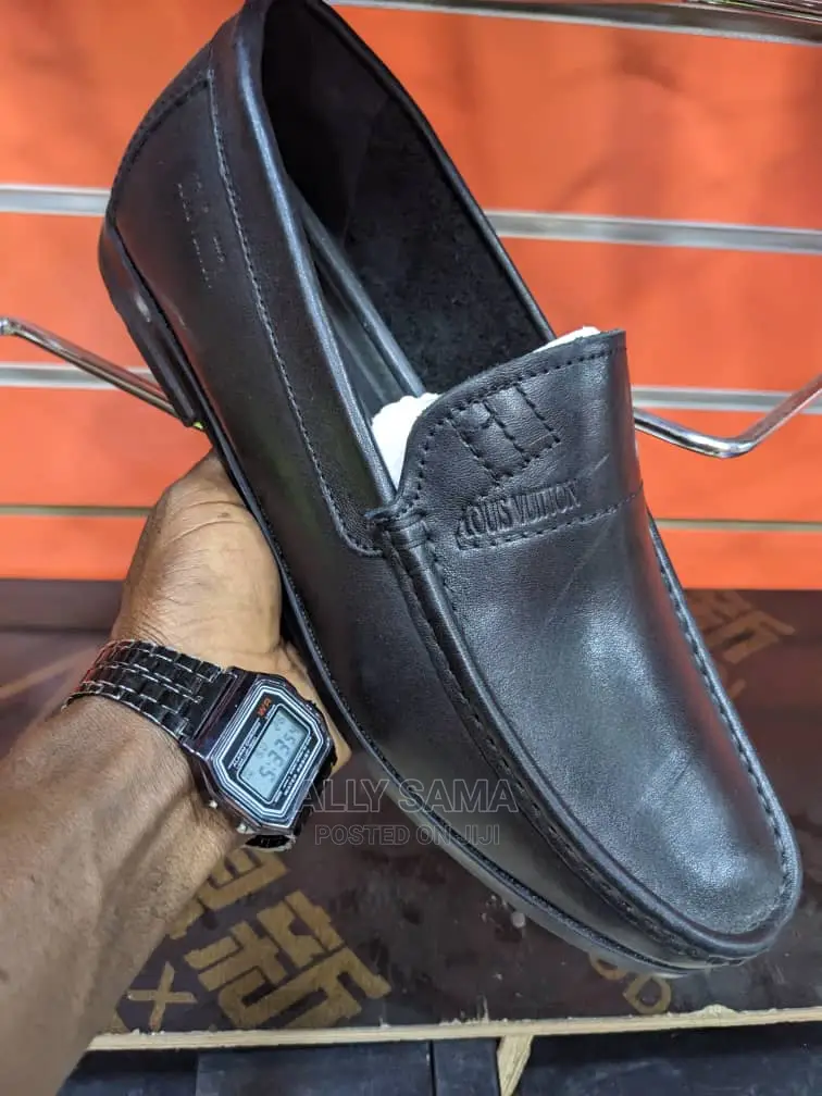 Louis Vuitton Black Leather