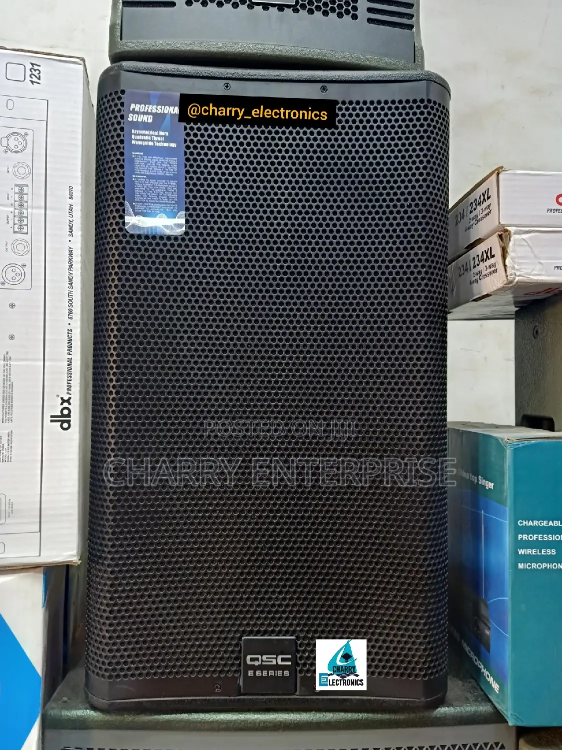 QSC Mid- Single Professional Sound Best Speaker 15 Inch
