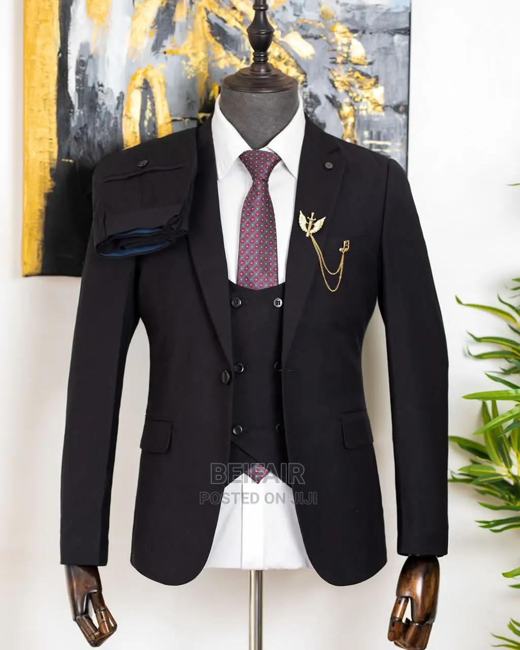 Men's Black Suits | Suti Za Kiume Nyeusi