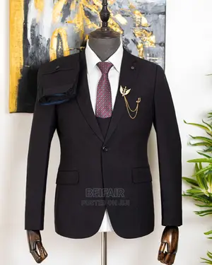 Men's Black Suits | Suti Za Kiume Nyeusi