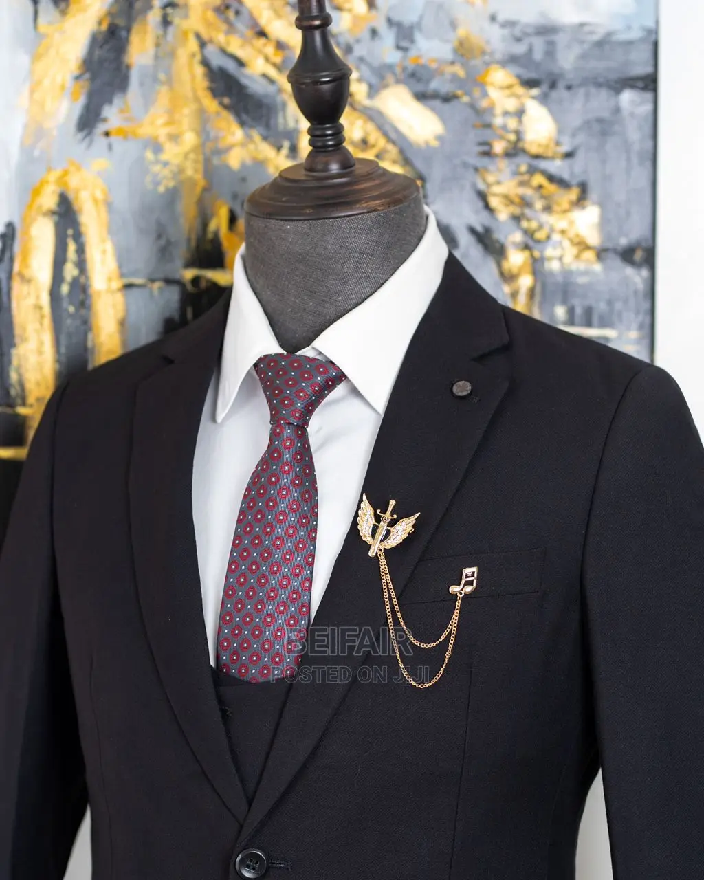 Men's Black Suits | Suti Za Kiume Nyeusi
