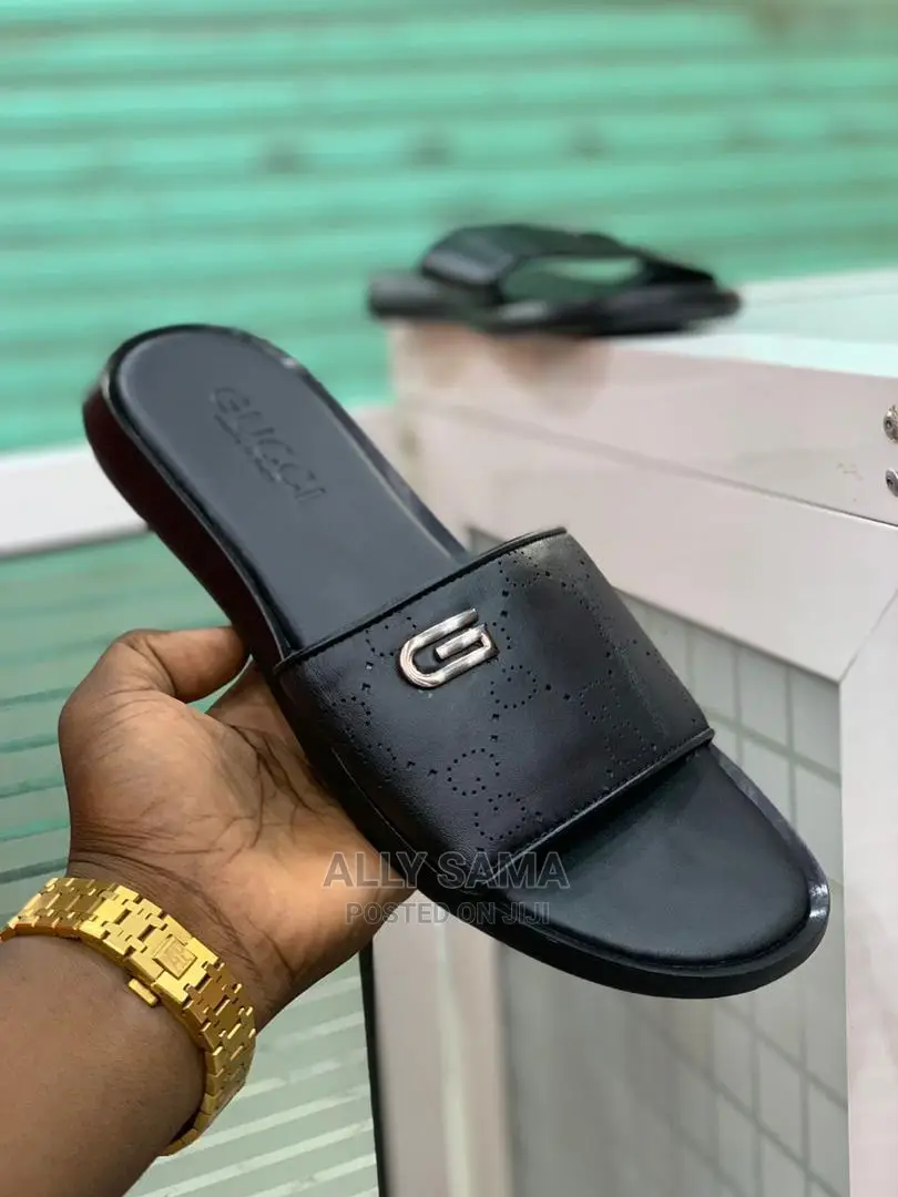 Sandals Black Leather