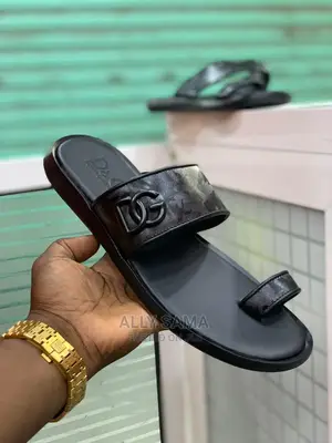 Sandals Black Leather