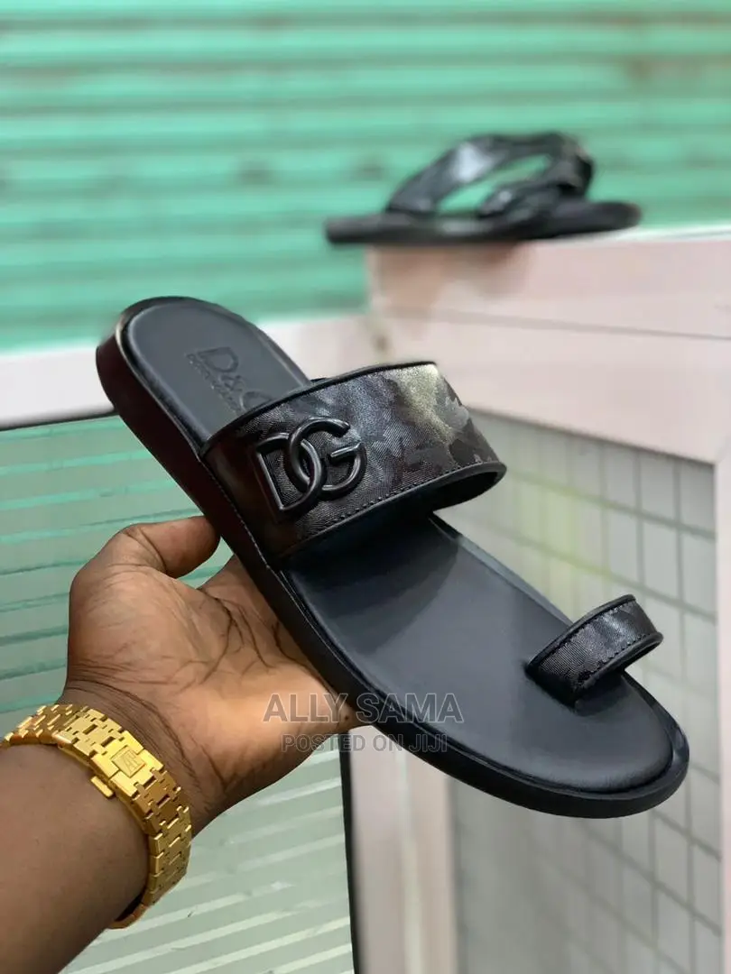 Sandals Black Leather