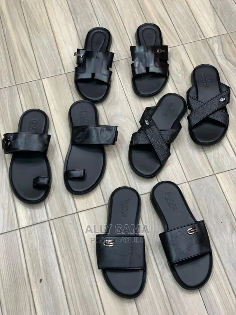 Sandals Black Leather