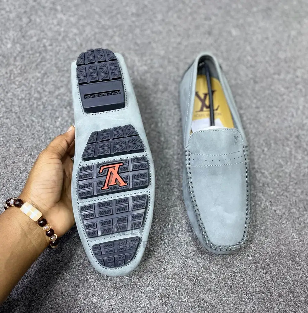 Louis Vuitton Loafer's Gray