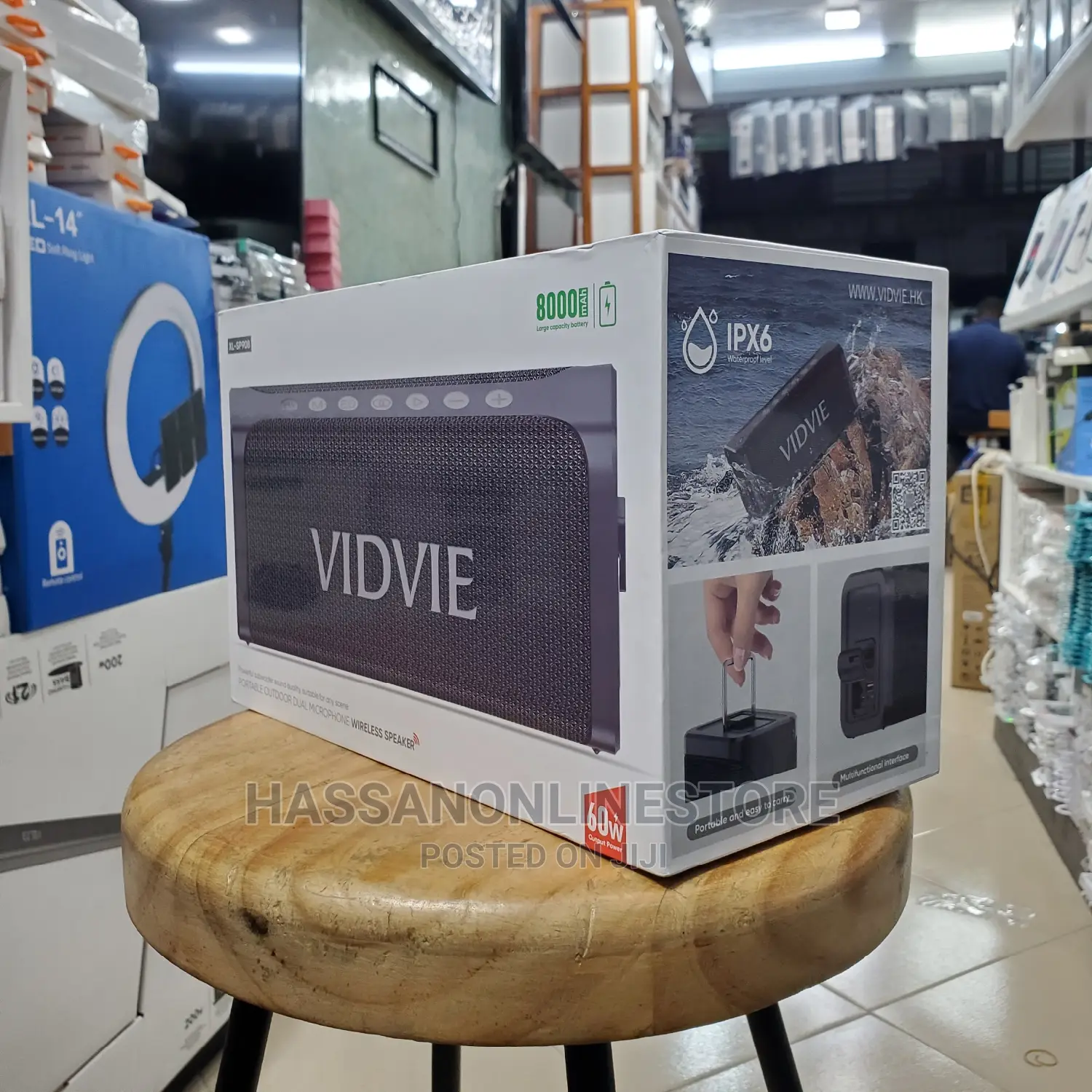 Vidvie Portable Outdoor Dual Microphone Speaker XL SP908
