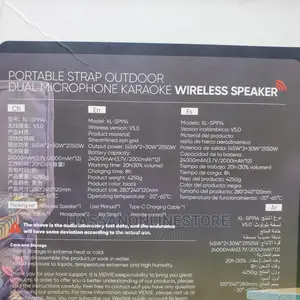 Vidvie Outdoor Dual Microphone Karaoke Speaker XL SP914