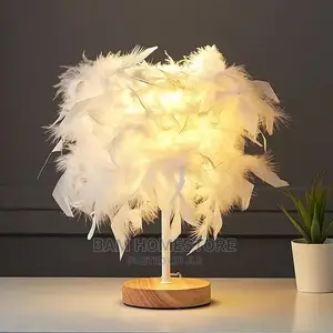 Orstrich Feather Decor Lamp