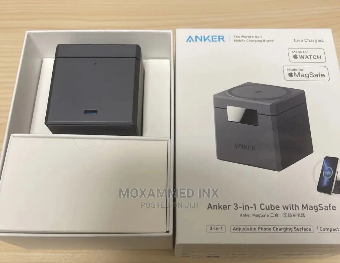 Anker 3 in 1 Cube With Magsafe Charge Your Phone Charge