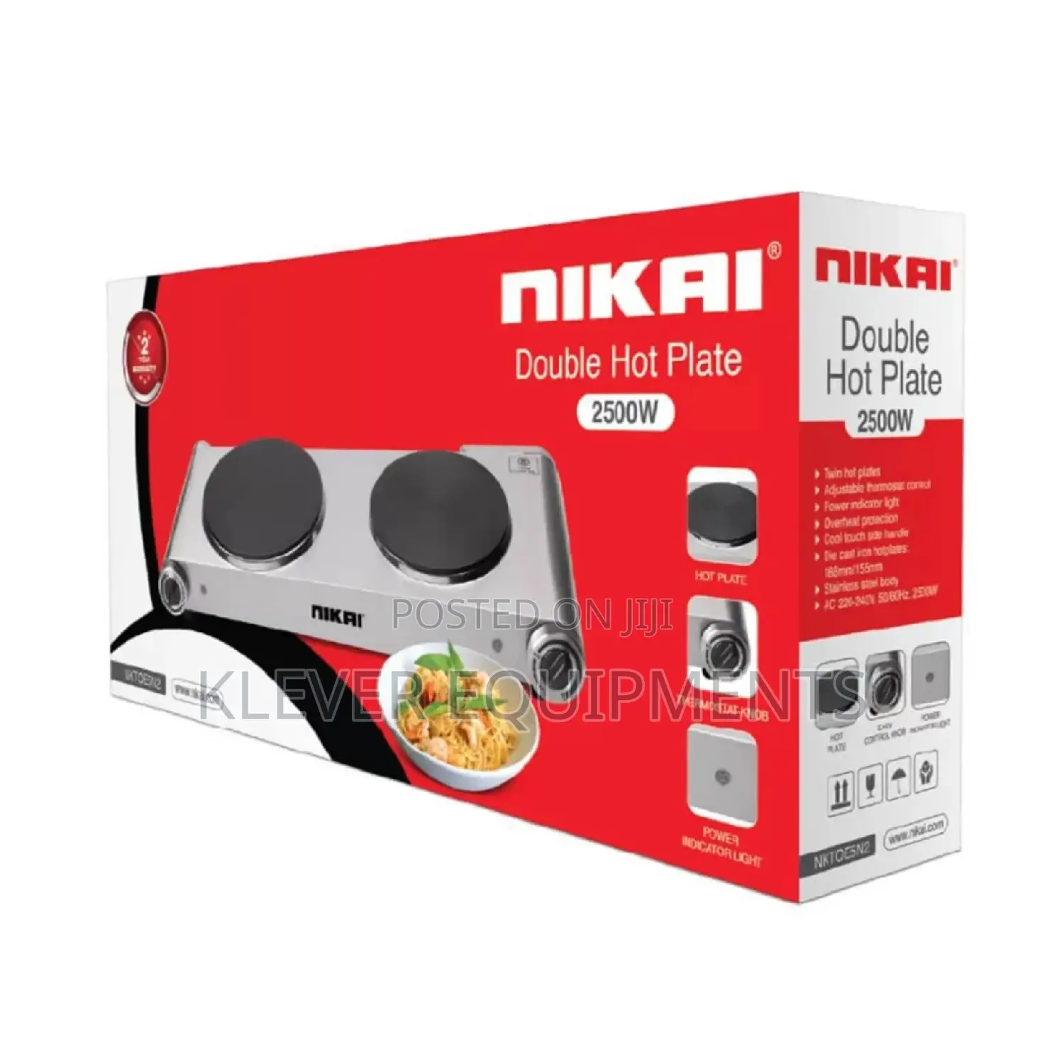 Nikai Double Electric Hotplates