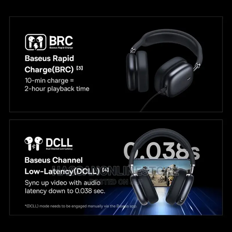 Baseus Bowie H2 Wireless Bluetooth Headphones
