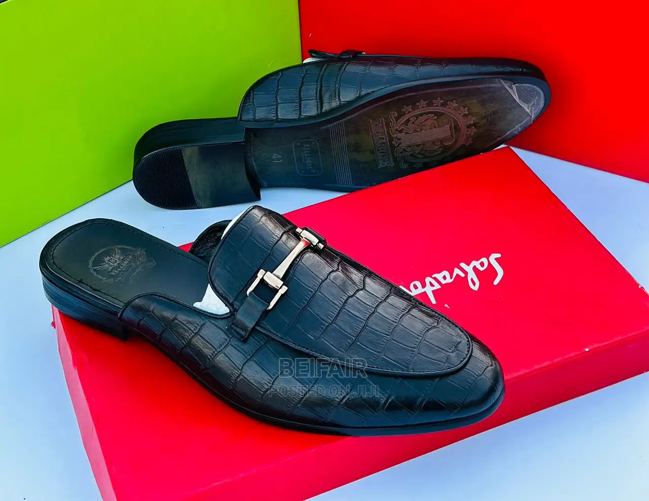 Half Shoes| Black | Coffee |Brown |Original |Ngozi |Leather