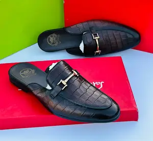 Half Shoes| Black | Coffee |Brown |Original |Ngozi |Leather