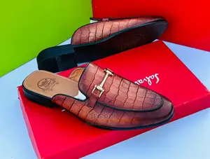 Half Shoes| Black | Coffee |Brown |Original |Ngozi |Leather