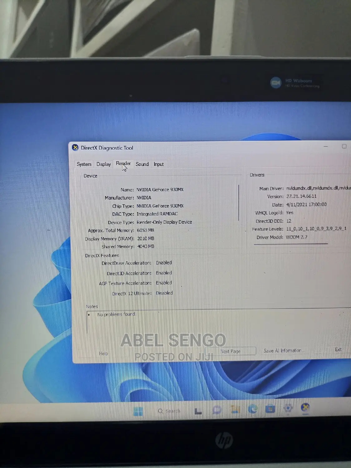 Laptop HP ProBook 450 G5 8GB Intel Core I7 SSD 1T