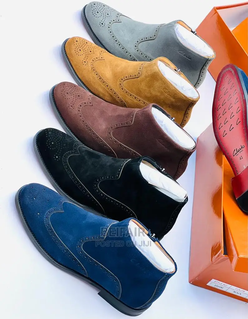 Original Clarks Men's Boots | Buti Za Kiume | Leather |Viatu