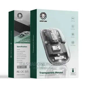 Greenlion Transparent Mouse 2400dpi 400mah