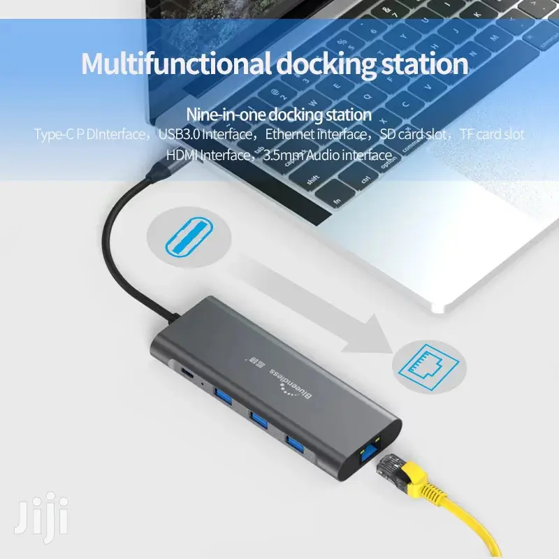 Blueendless Hc901 Type-c Adapter 9in1 4K Usb3.0