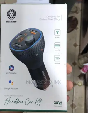 Greenlion Hands Free Car Kit With Apple Siri Google Speak