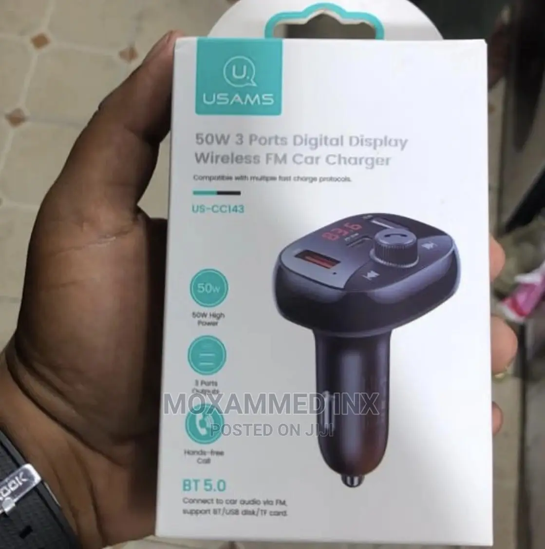 USAMS 50W Wireless Car Modulator