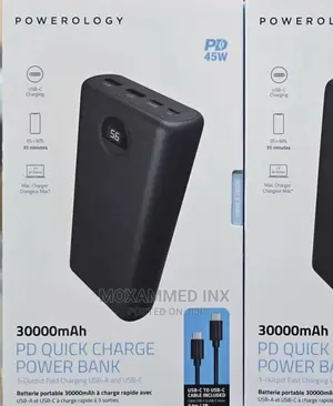 Powerology PD 45W Powerbank 30000mah